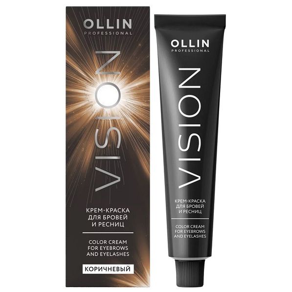 VISION eyelash and eyebrow cream (Brown) OLLIN 20 ml